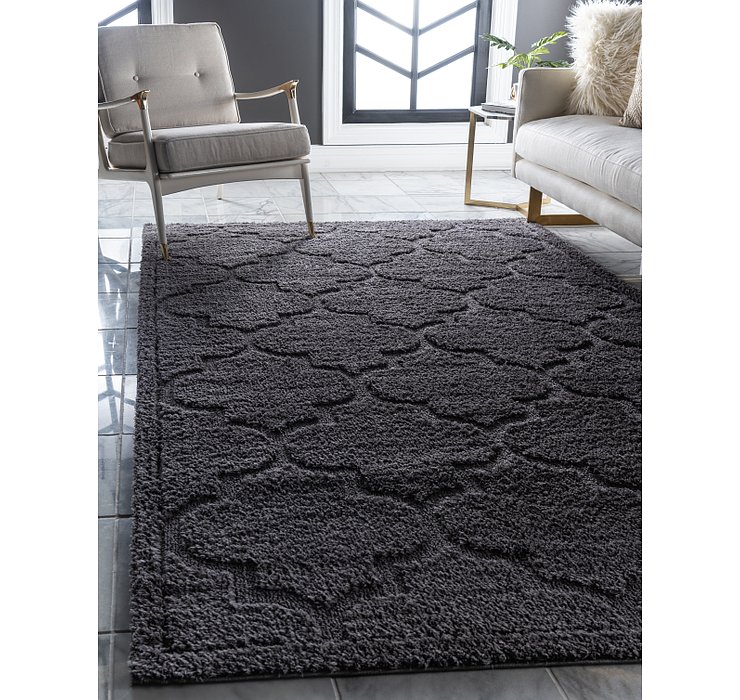 8' x 10' Trellis Shag Rug