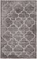 Unique Loom 5' x 8' Trellis Shag Rug thumbnail image 1