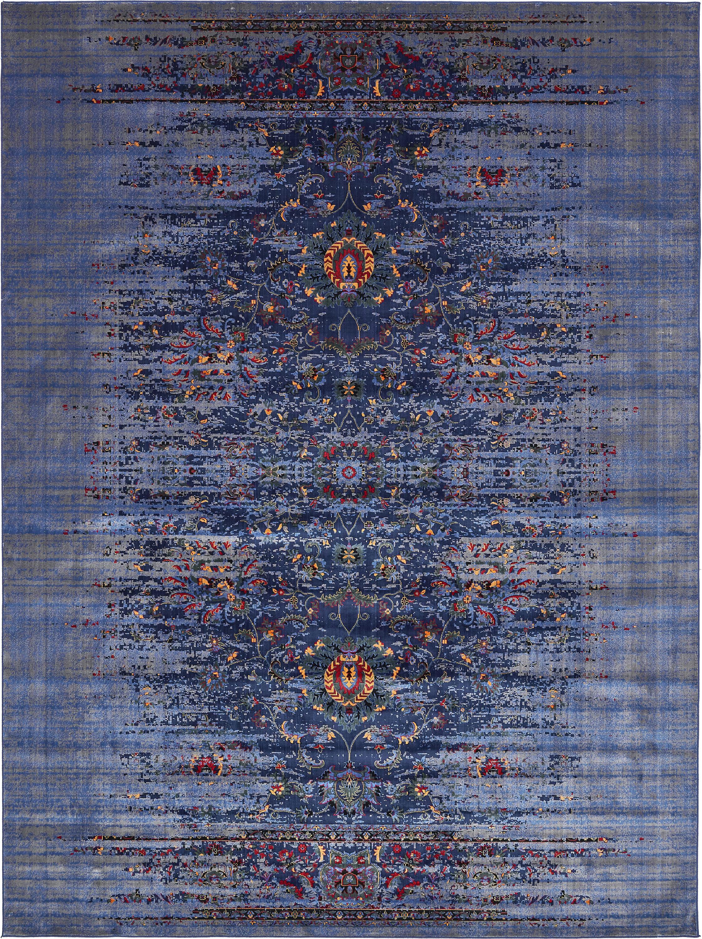 Navy Blue 10' x 13' Renaissance Rug eSaleRugs