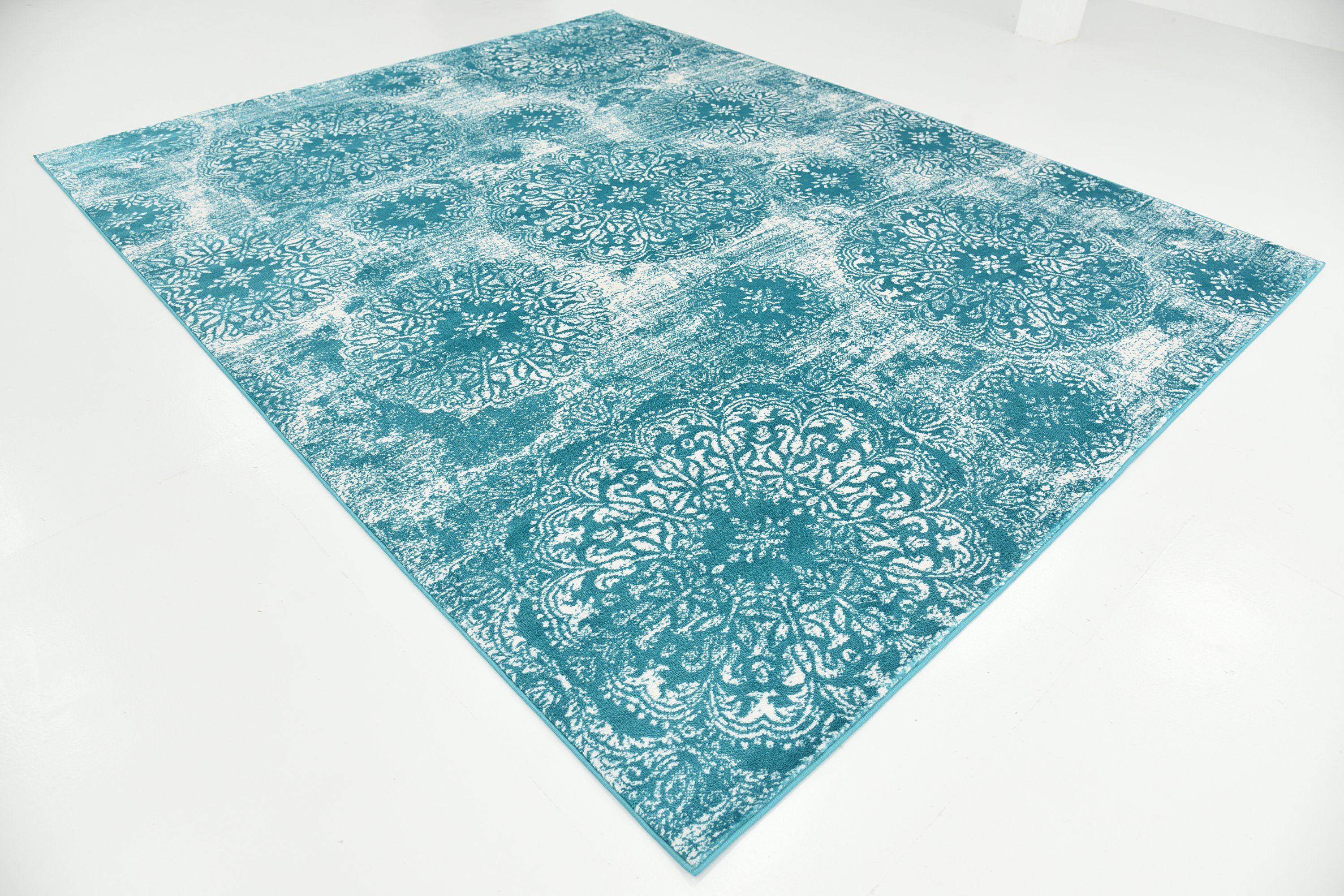 Turquoise 8' x 10' Courtyard Rug Area Rugs Rugs.ca