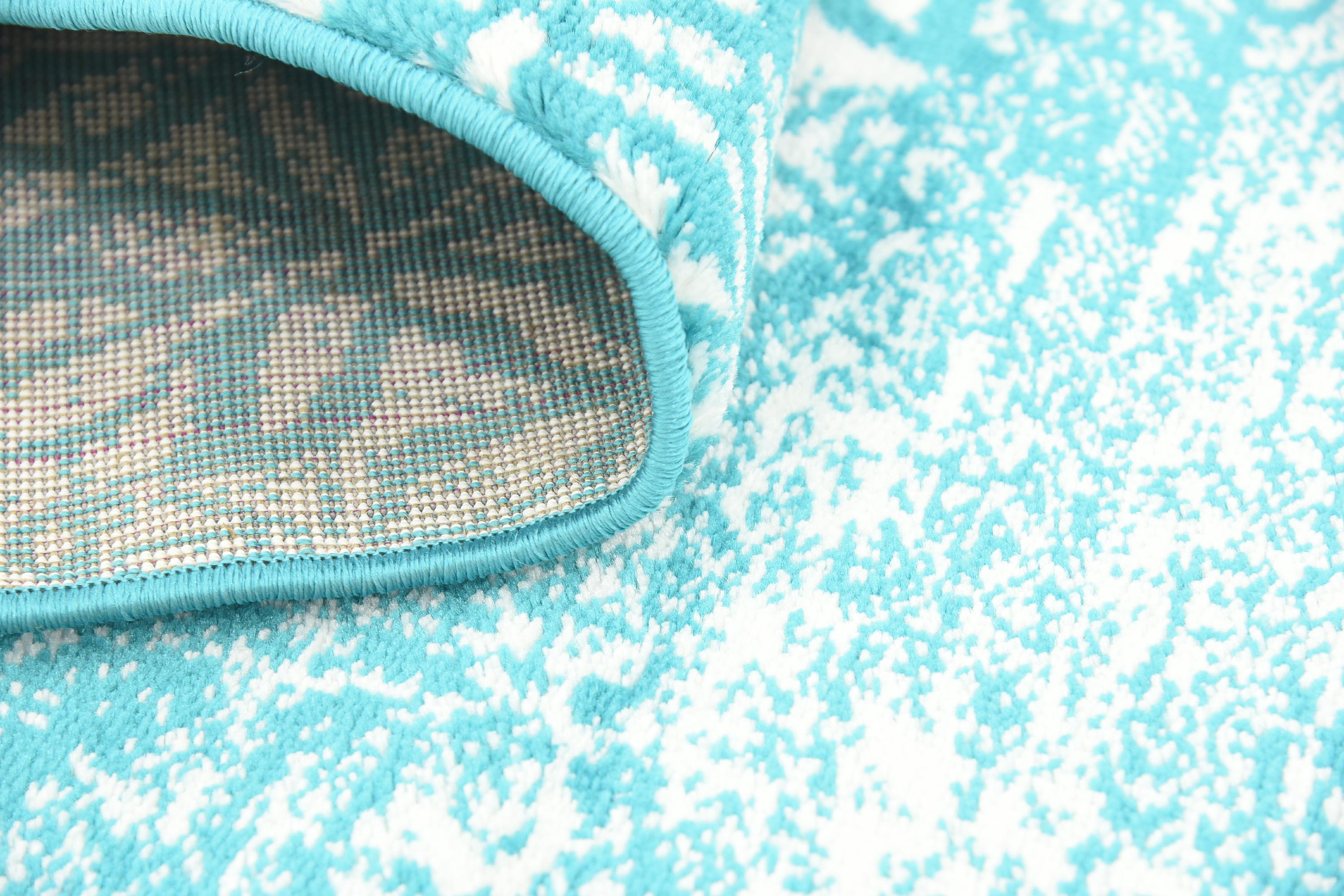 Turquoise 8' x 10' Courtyard Rug eSaleRugs