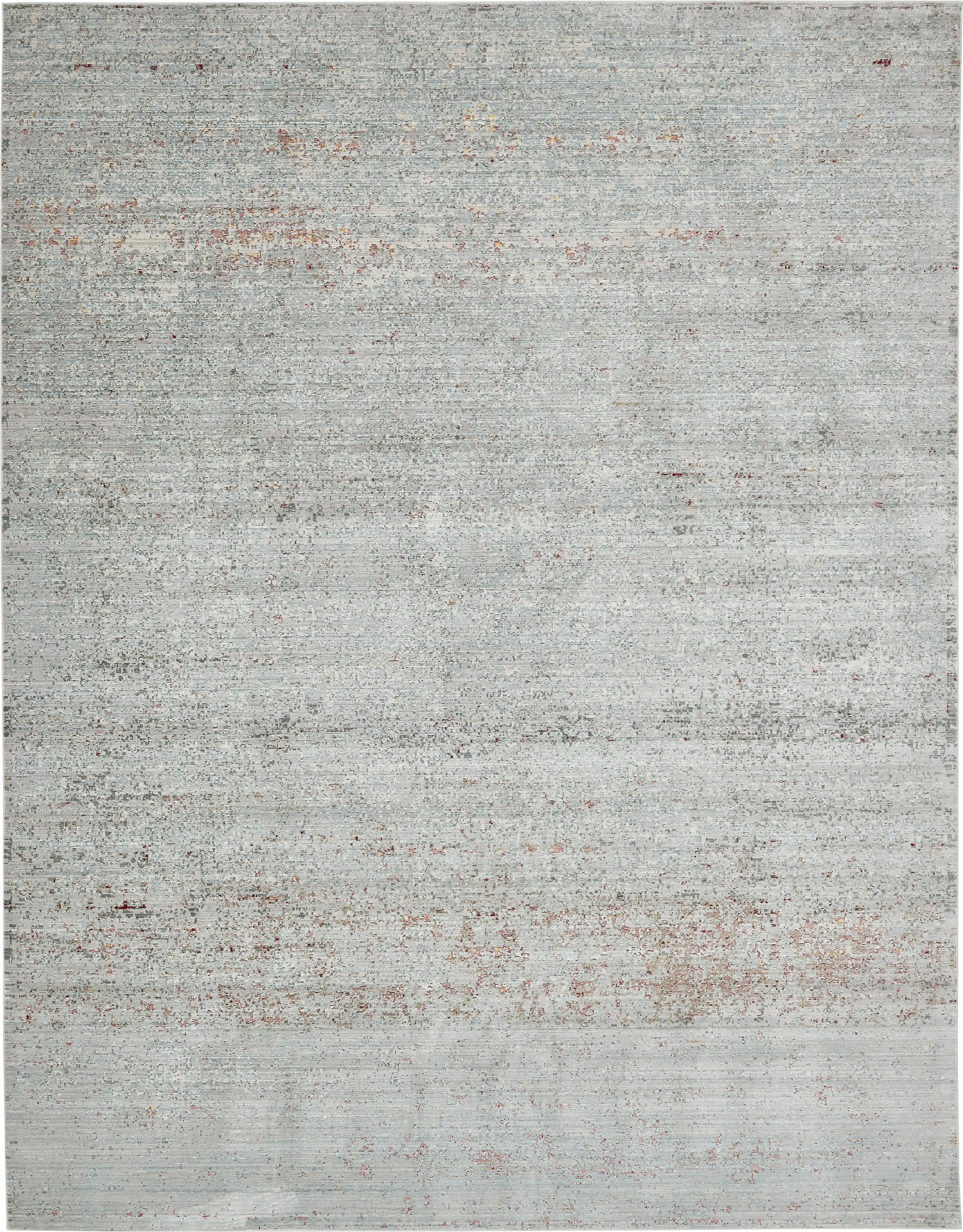 Gray 10' x 13' Aqua Rug eSaleRugs