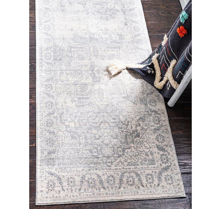 2' 7 x 9' 10 Aqua Runner Rug