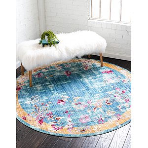 Unique Loom 6' x 6' Austin Round Rug