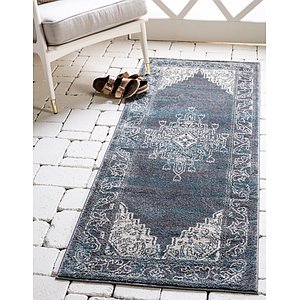 Unique Loom 2' 2 x 6' Aurora Runner Rug
