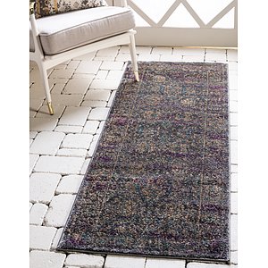 Unique Loom 2' 7 x 10' Aurora Runner Rug