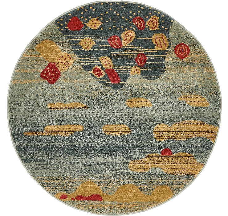 3' 3 x 3' 3 Kashkuli Gabbeh Round Rug