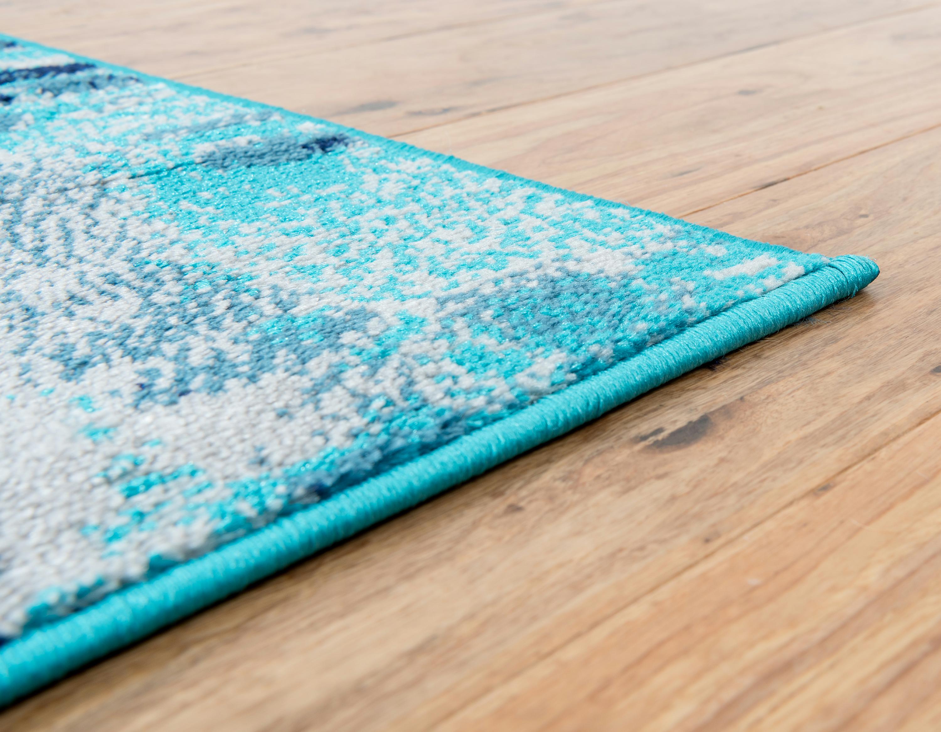 Turquoise 9' x 12' Metropolis Rug eSaleRugs