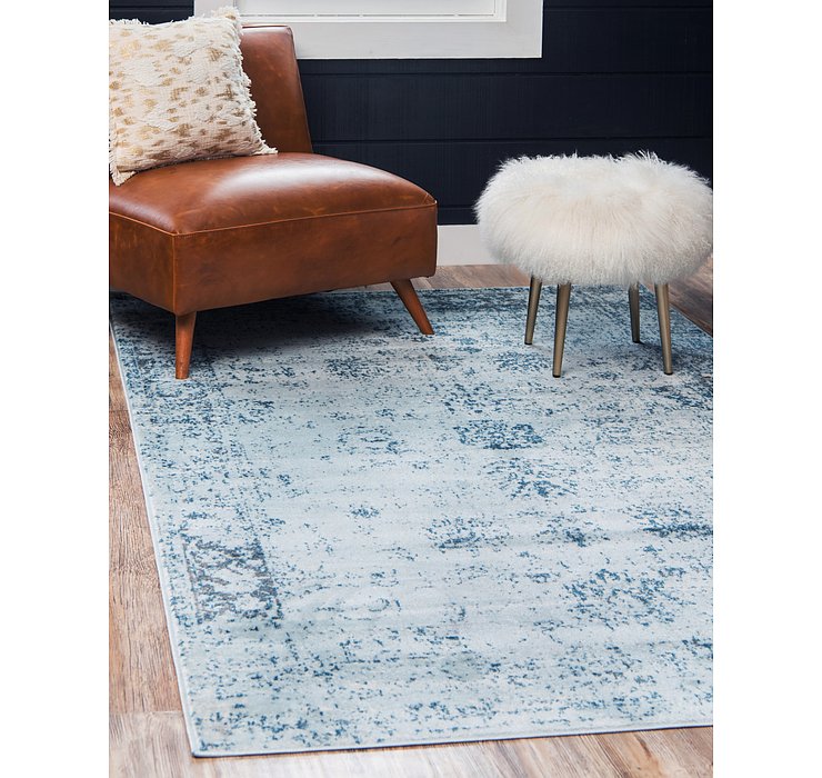  Light Blue Monte Carlo Rug