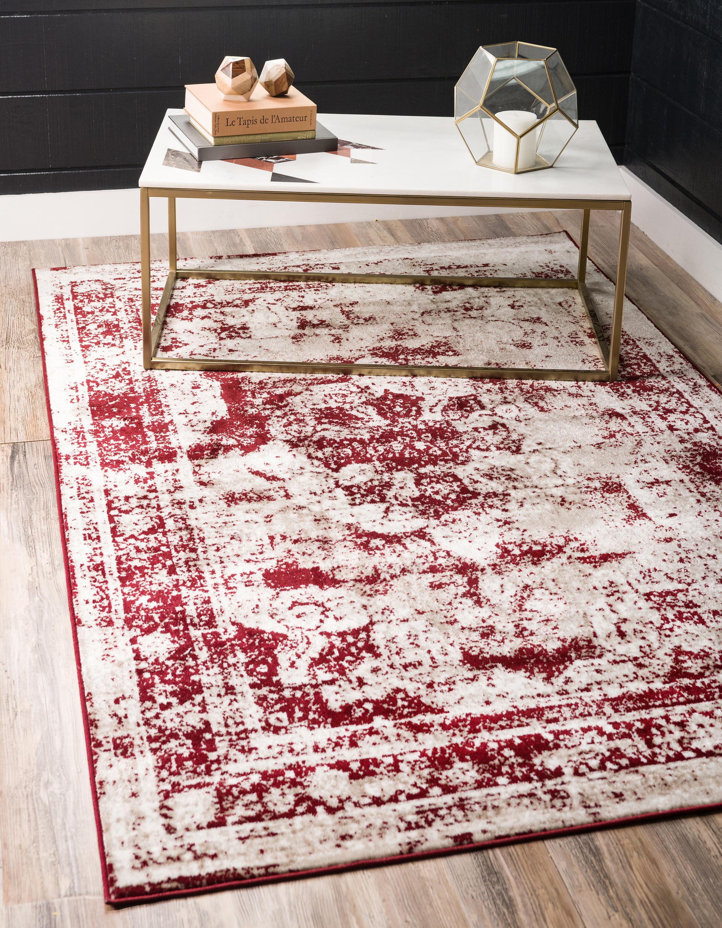 Burgundy 8' x 10' Monaco Rug eSaleRugs