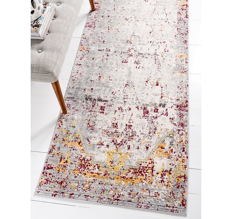 2' 7 x 9' 10 Aqua Runner Rug