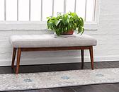 Unique Loom 2' x 6' Salzburg Runner Rug thumbnail image 2