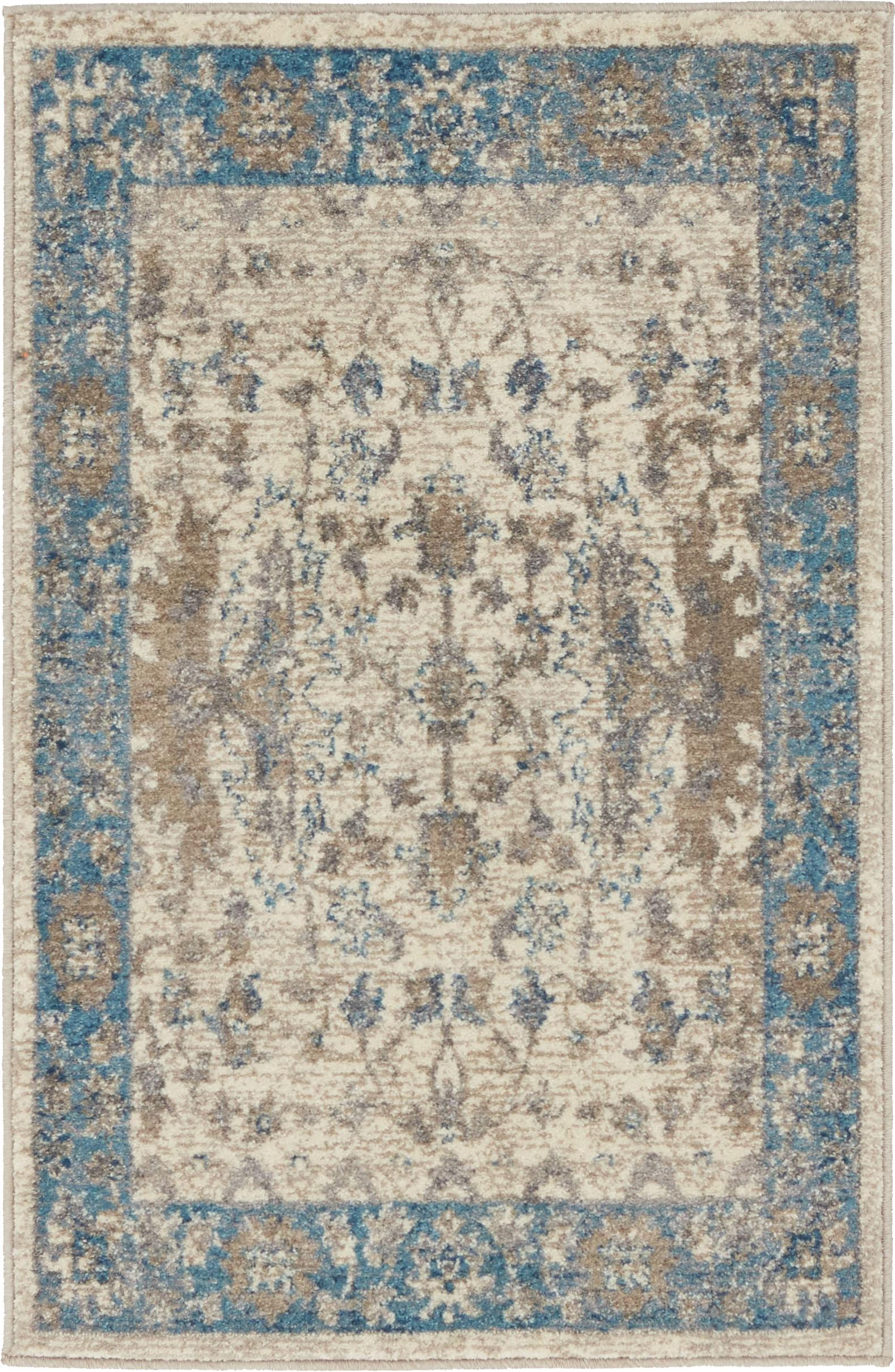 Cream 2' x 3' Vienna Rug Area Rugs eSaleRugs
