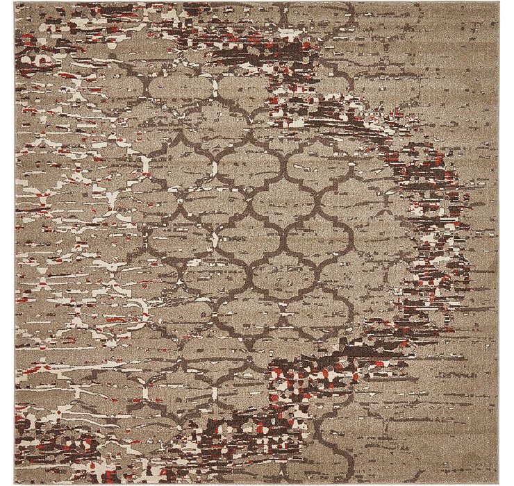 8' x 8' Trellis Square Rug