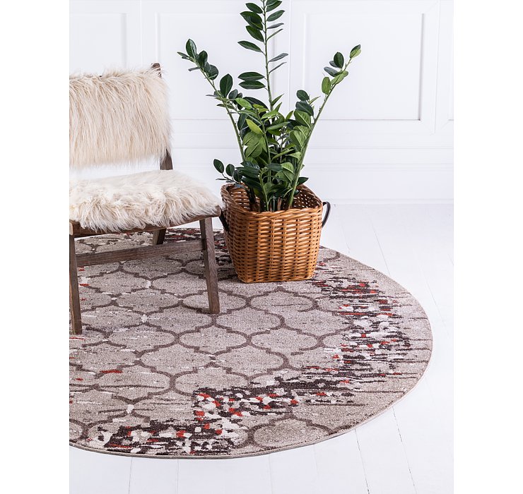 6' x 6' Trellis Round Rug