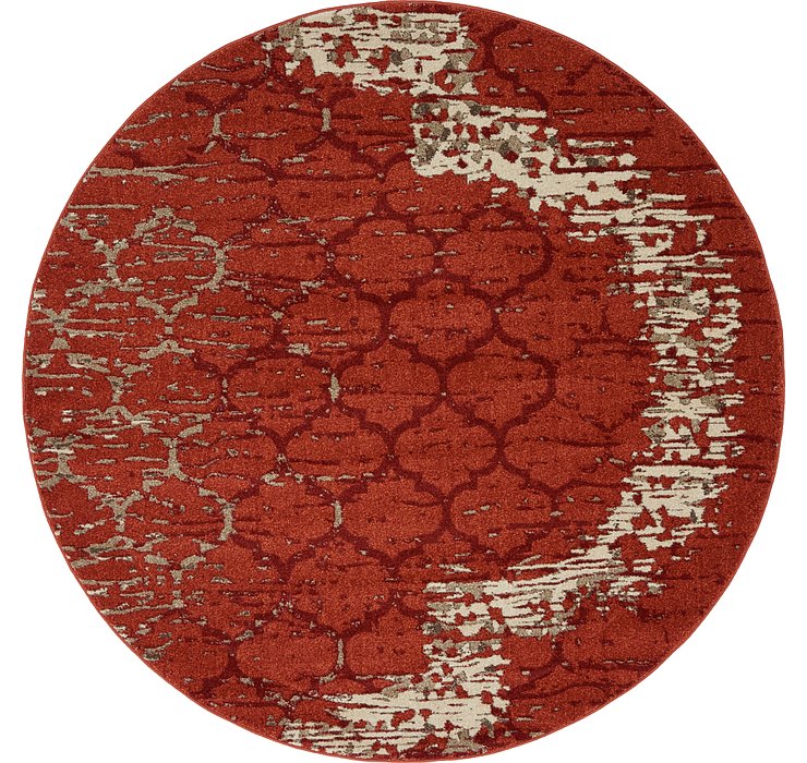 6' x 6' Trellis Round Rug