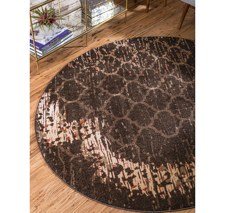 6' x 6' Lattice Round Rug