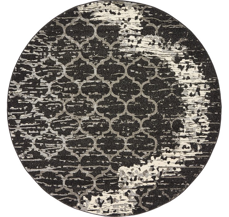 6' x 6' Lattice Round Rug