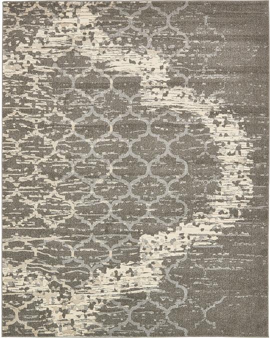 Light Gray 8' x 10' Trellis Rug Area Rugs eSaleRugs