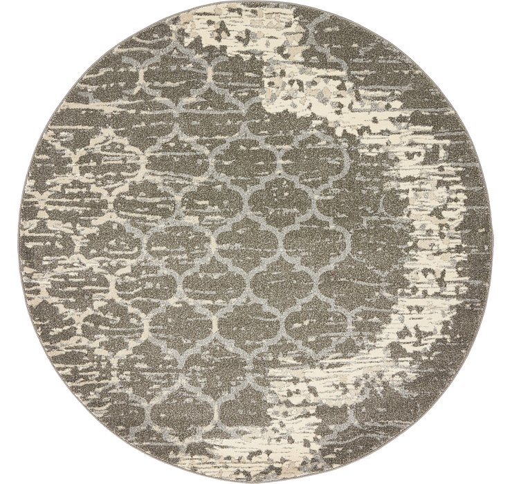 183cm x 183cm Trellis Round Rug
