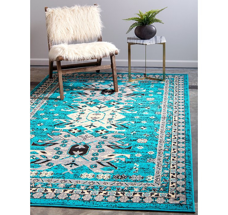 9' x 12' Heriz Design Rug