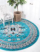 245cm x 245cm Heriz Design Round Rug thumbnail image 1