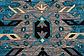 8' x 8' Heriz Design Square Rug thumbnail