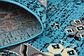 8' x 8' Heriz Design Square Rug thumbnail
