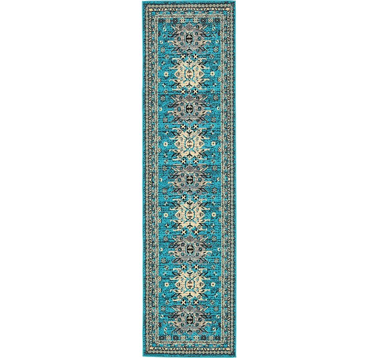 2' 7 x 10' Heriz Design Runner Rug