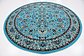 245cm x 245cm Kashan Design Round Rug thumbnail image 2