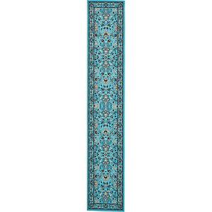90cm x 500cm Kashan Design Runner Rug