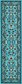 80cm x 305cm Kashan Design Runner Rug thumbnail image 1