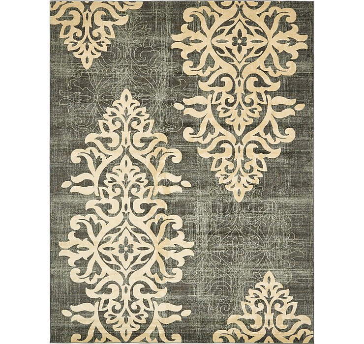 10' x 13' Damask Rug