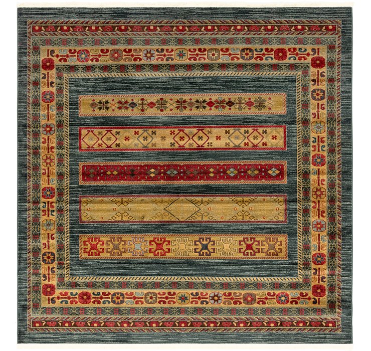 8' x 8' Kashkuli Gabbeh Square ...
