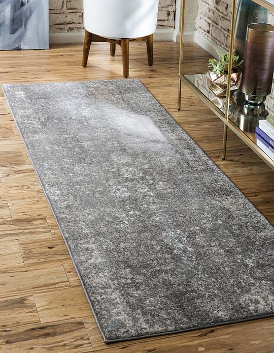 Dark Gray 2' 7 x 10' Heritage Runner Rug Area Rugs eSaleRugs