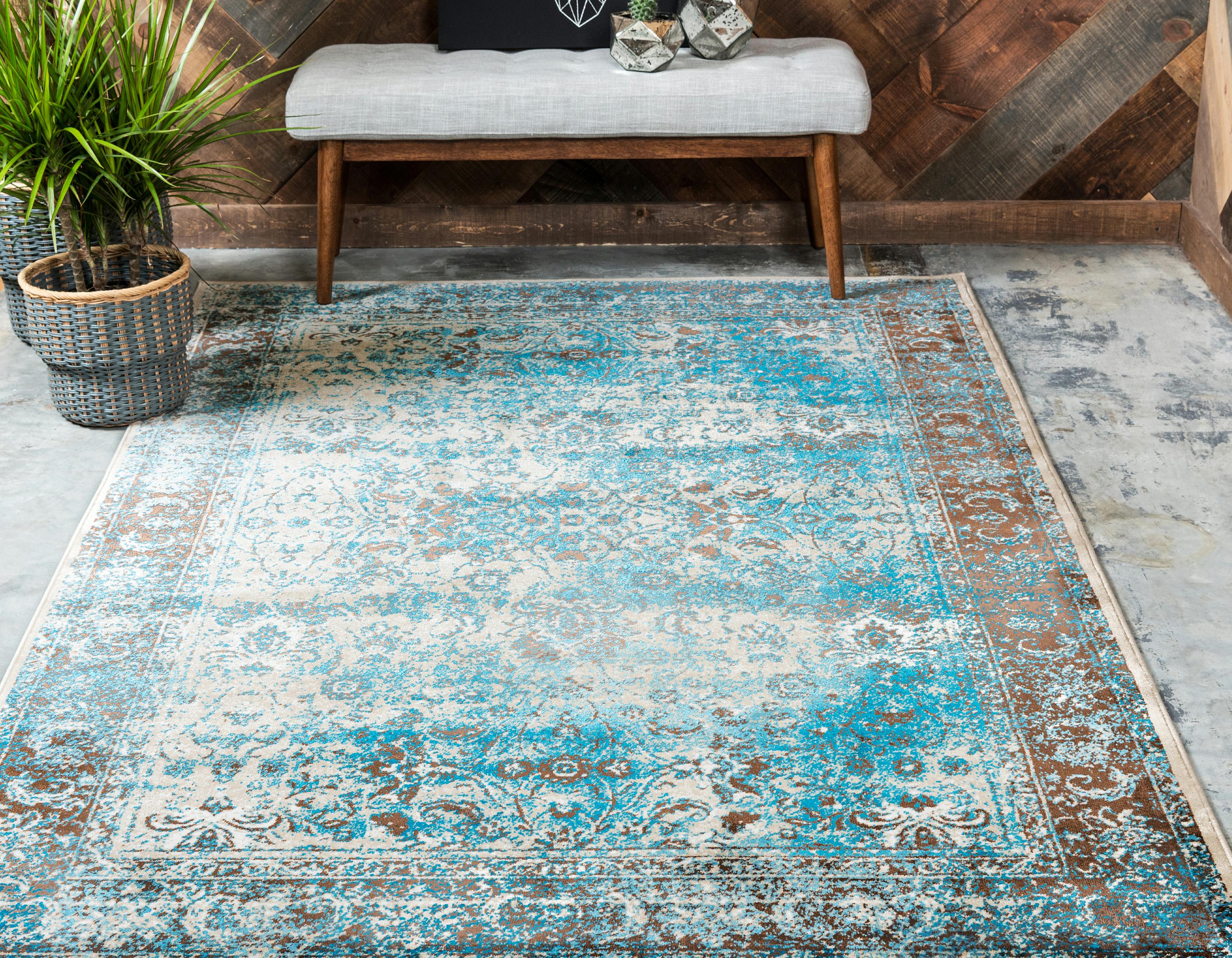 Blue 5' x 8' Istanbul Rug eSaleRugs
