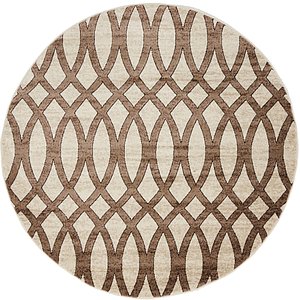 Unique Loom 5' x 5' Rushmore Round Rug