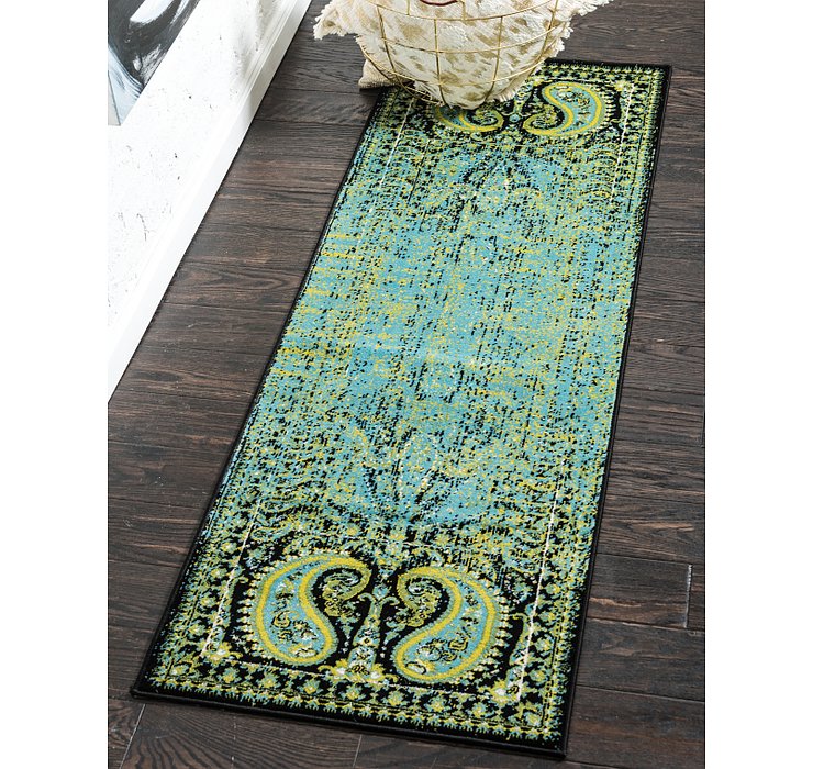 3' x 9' 10 Ankara Runner Rug