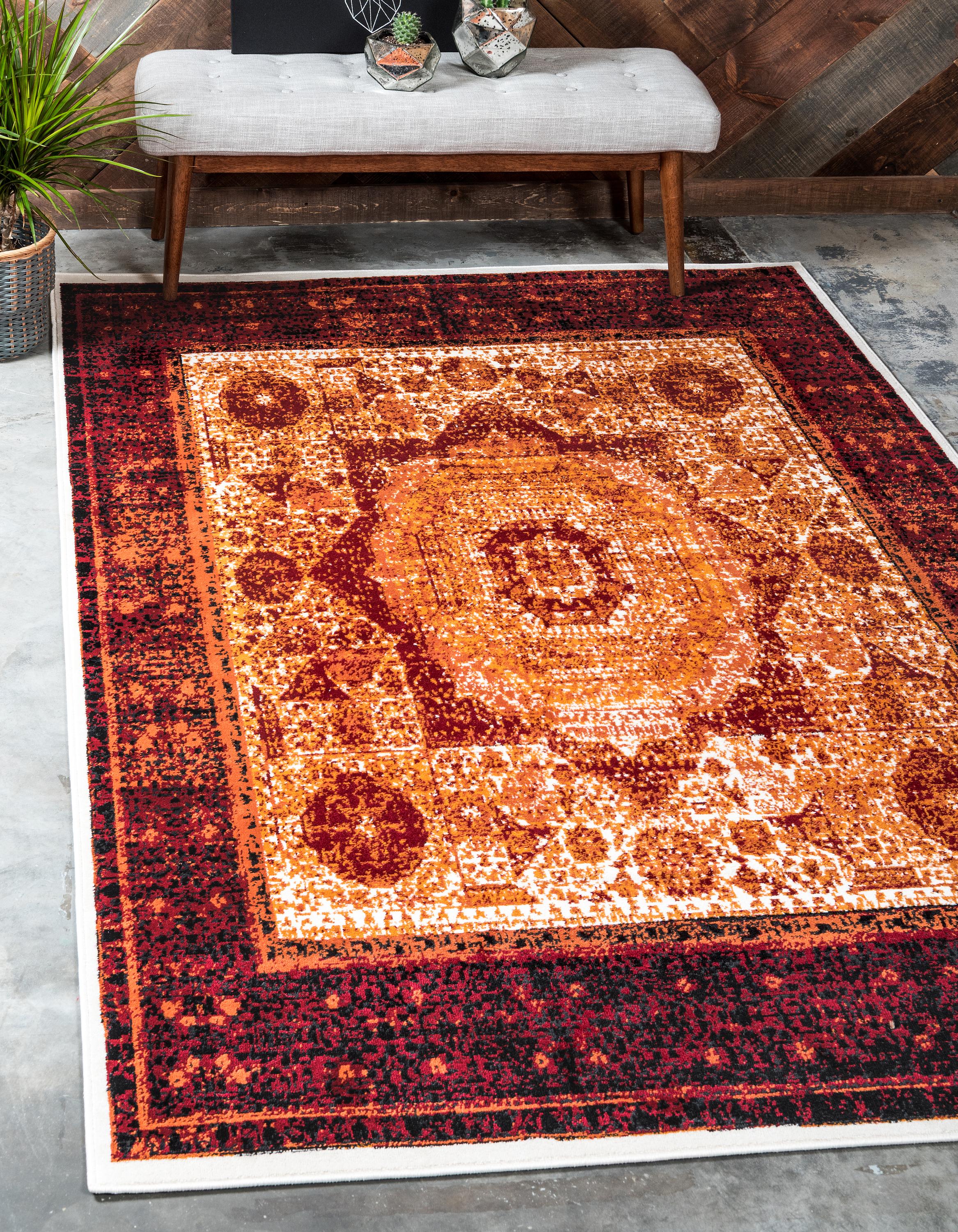 Orange 10' x 13' Istanbul Rug eSaleRugs