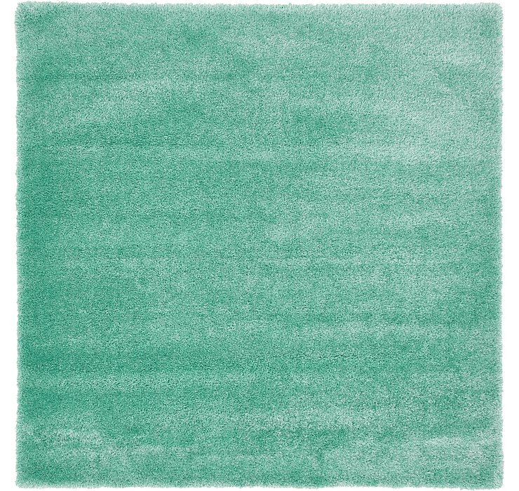 8' x 8' Luxe Solid Shag Square ...