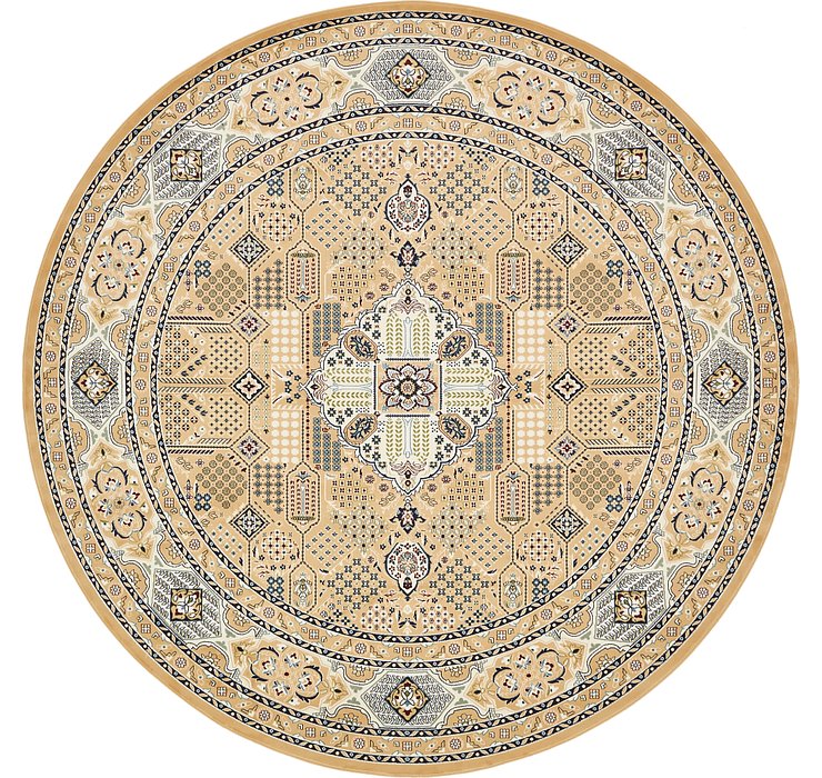 10' x 10' Nain Design Round Rug