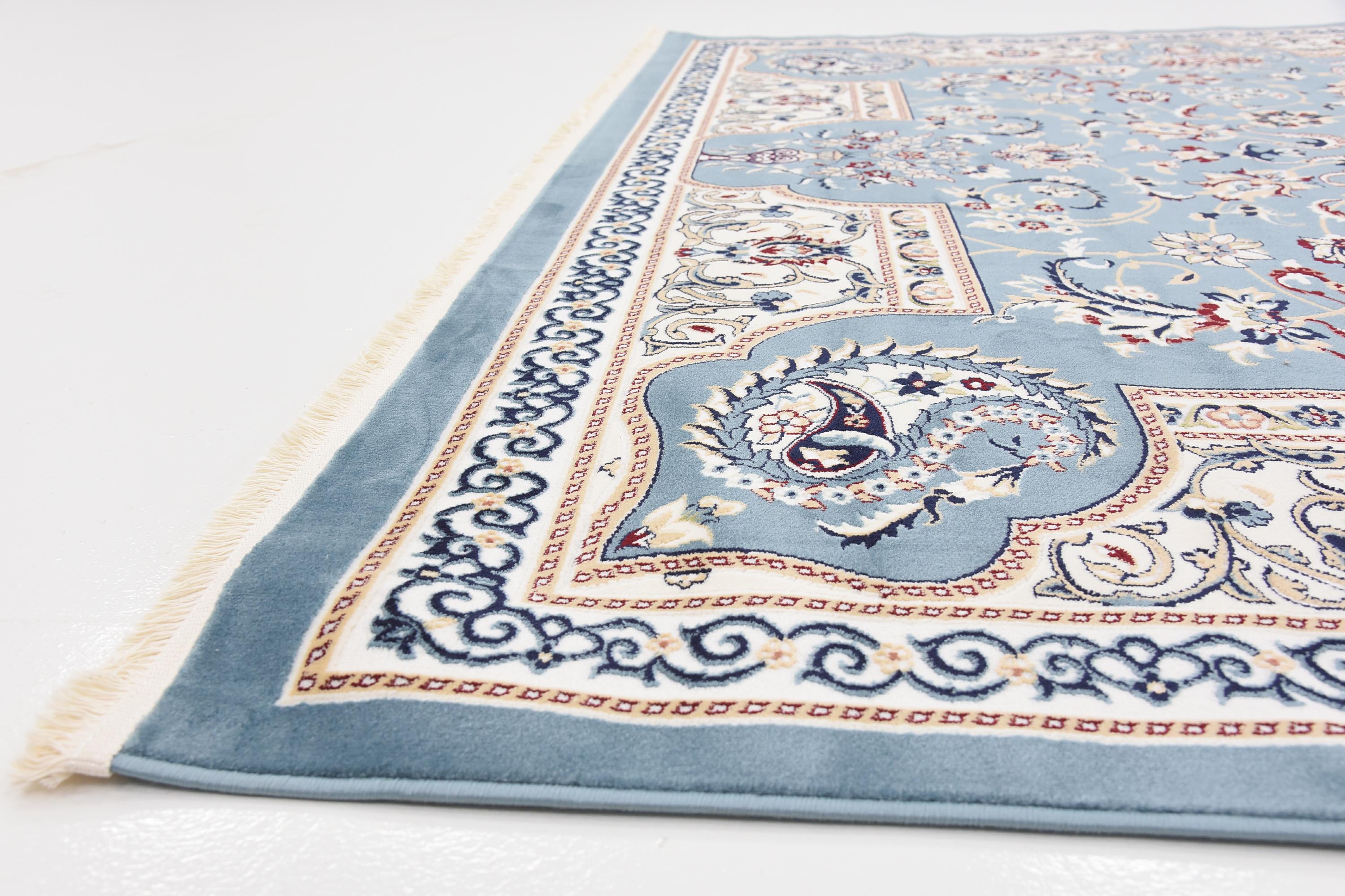 Blue 8' x 10' Nain Design Rug eSaleRugs