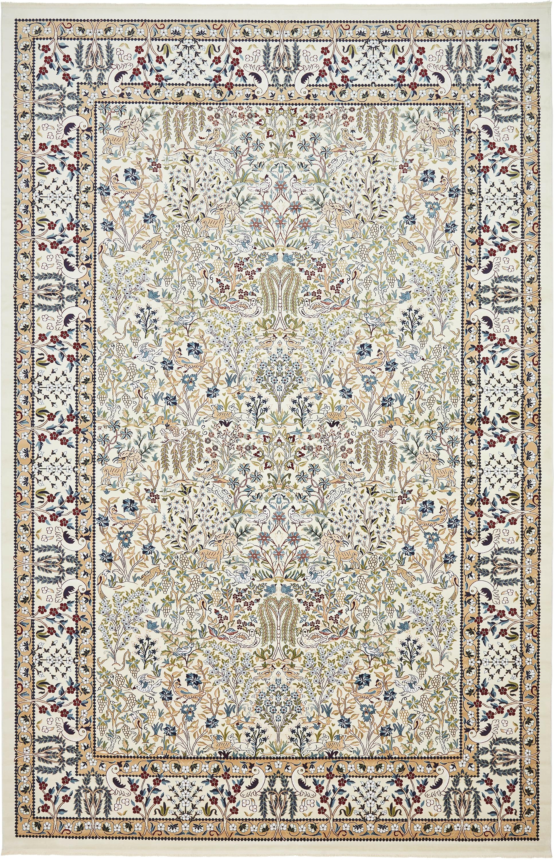 Ivory 13' x 19' 8 Nain Design Rug eSaleRugs