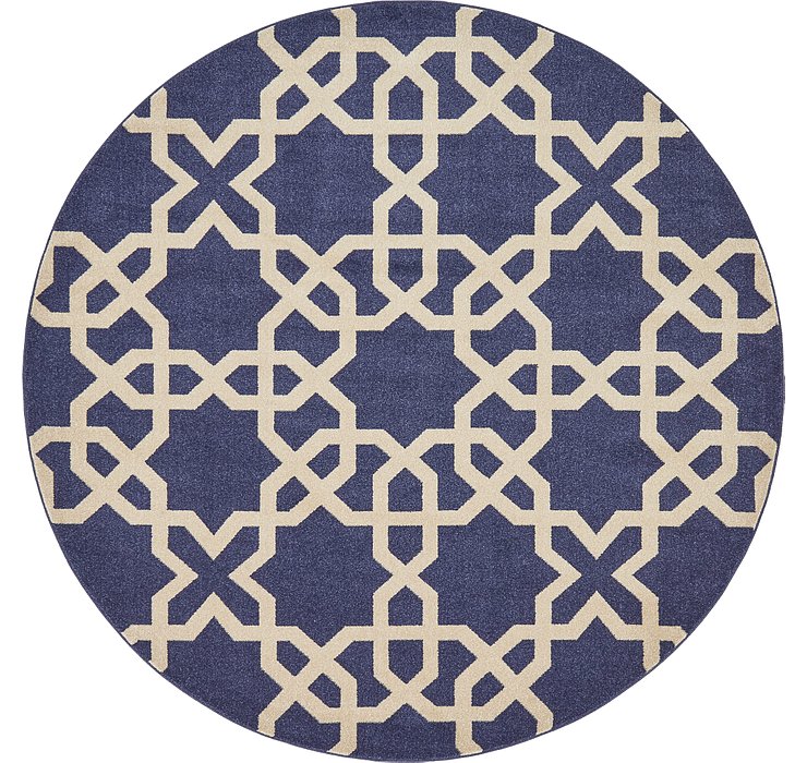 8' x 8' Trellis Round Rug