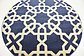 6' x 6' Trellis Round Rug thumbnail image 3