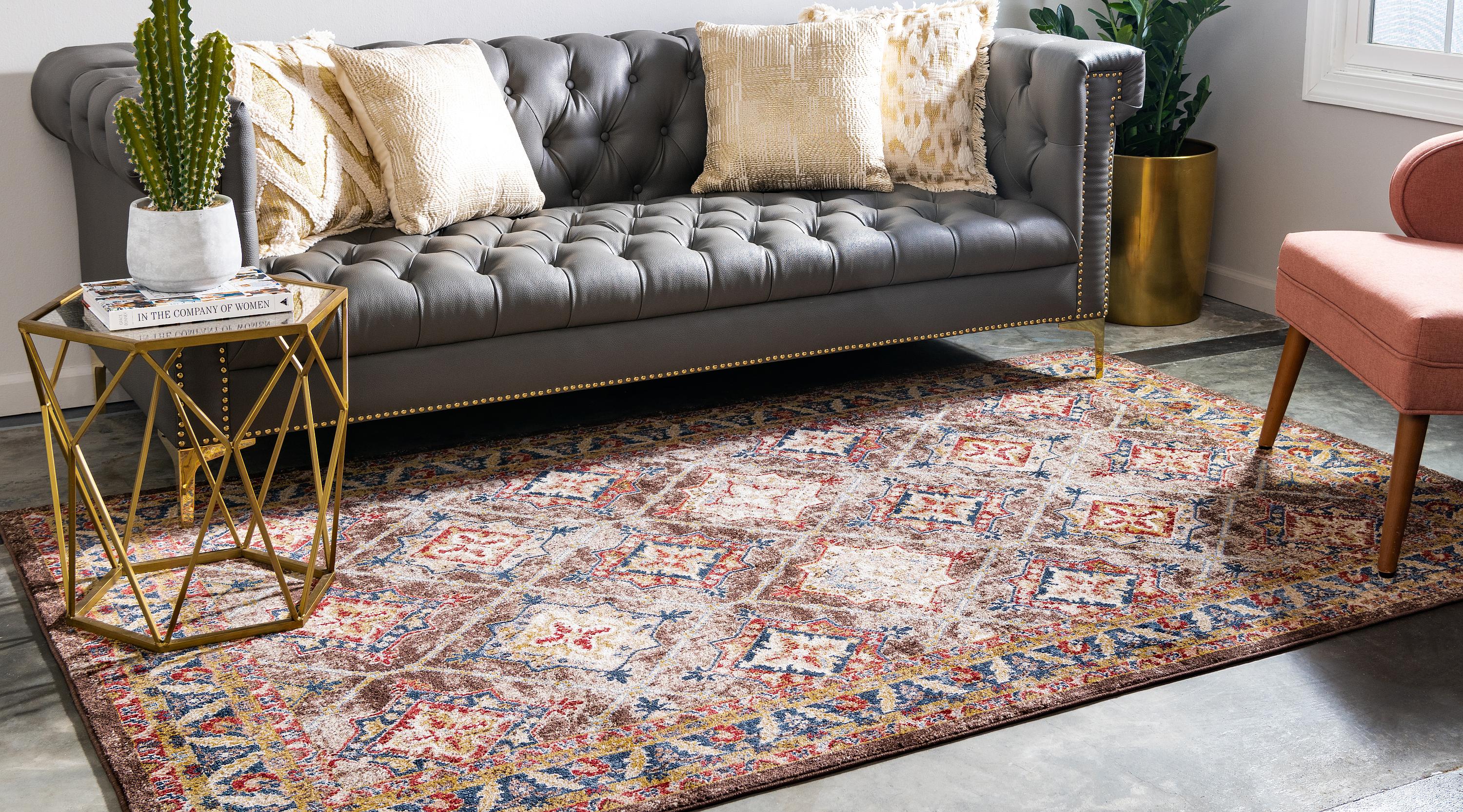 Dark Brown 8' x 10' Arcadia Rug Area Rugs eSaleRugs