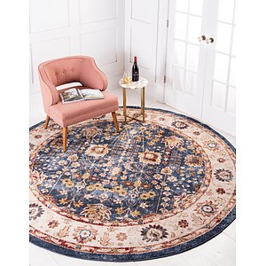 Unique Loom 8' x 8' Utopia Round Rug