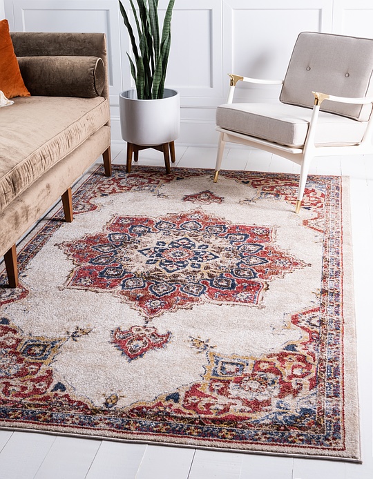 Cream 122cm x 183cm Arcadia Rug Area Rugs AU Rugs