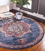 Unique Loom 8' x 8' Utopia Round Rug thumbnail image 1