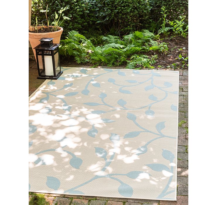 8' x 11' 4 Outdoor Botanical Rug